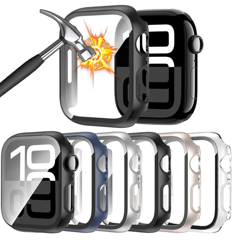 Smartwatch Band Accessories - 강화 유리 + 케이스 Apple Watch