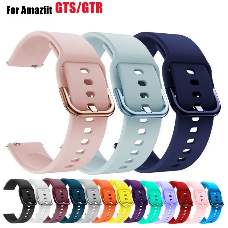 Titan Smartwatch Accessories - Amazfit GTS/2/2e/3/4 Mini/GTR 4/3/Pro/stratos실리콘 팔찌 Amazfit
