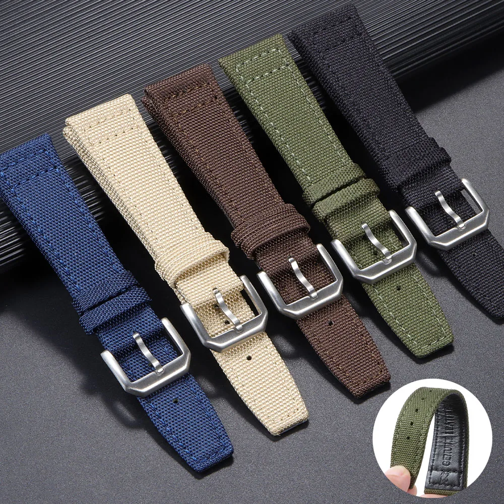 Nylon Nato Strap - IWC 파일럿 시계 밴드 용 나일론