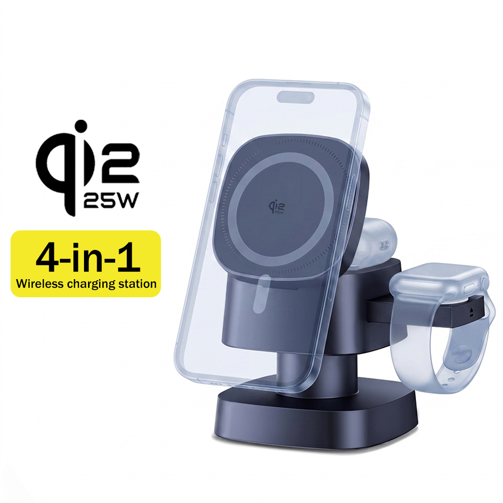 Wireless Charger Watch - Qi2.2 25W 4 in 1 마그네틱