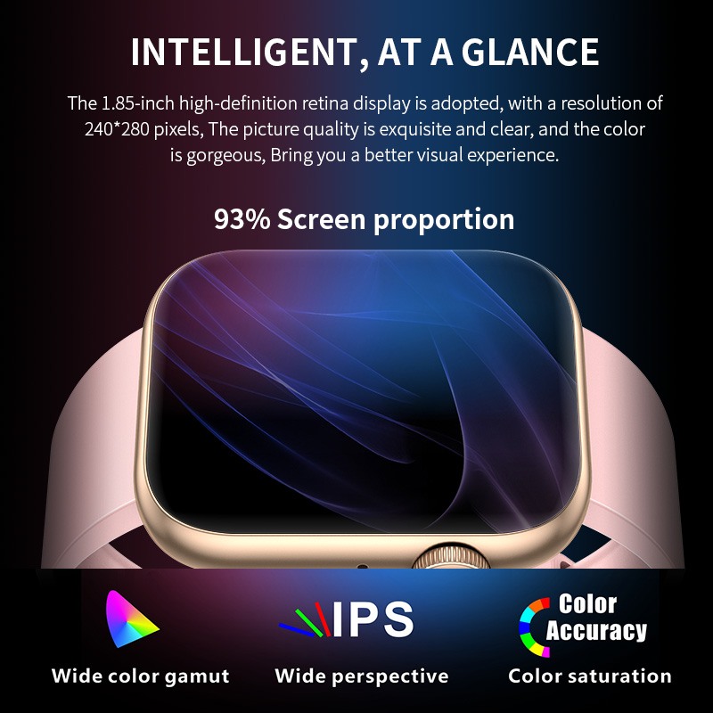 LIGE 2026 여성 스마트워치 1.85 풀터치 블루 - Android Smartwatch Accessories 리뷰 및 가격
