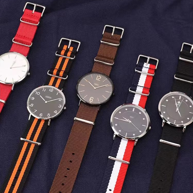 18/20/22/24mm Cambos 줄무늬 강력한 패 - Nylon Nato Strap 리뷰 및 가격