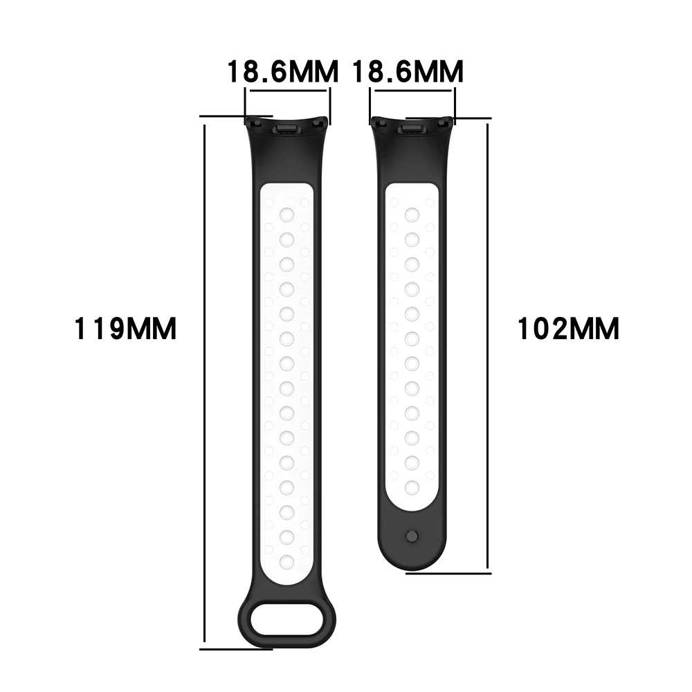 샤오미 미밴드 10 9 8용 실리콘 스트랩 NFC 스포 - Android Smartwatch Accessories 리뷰 및 가격