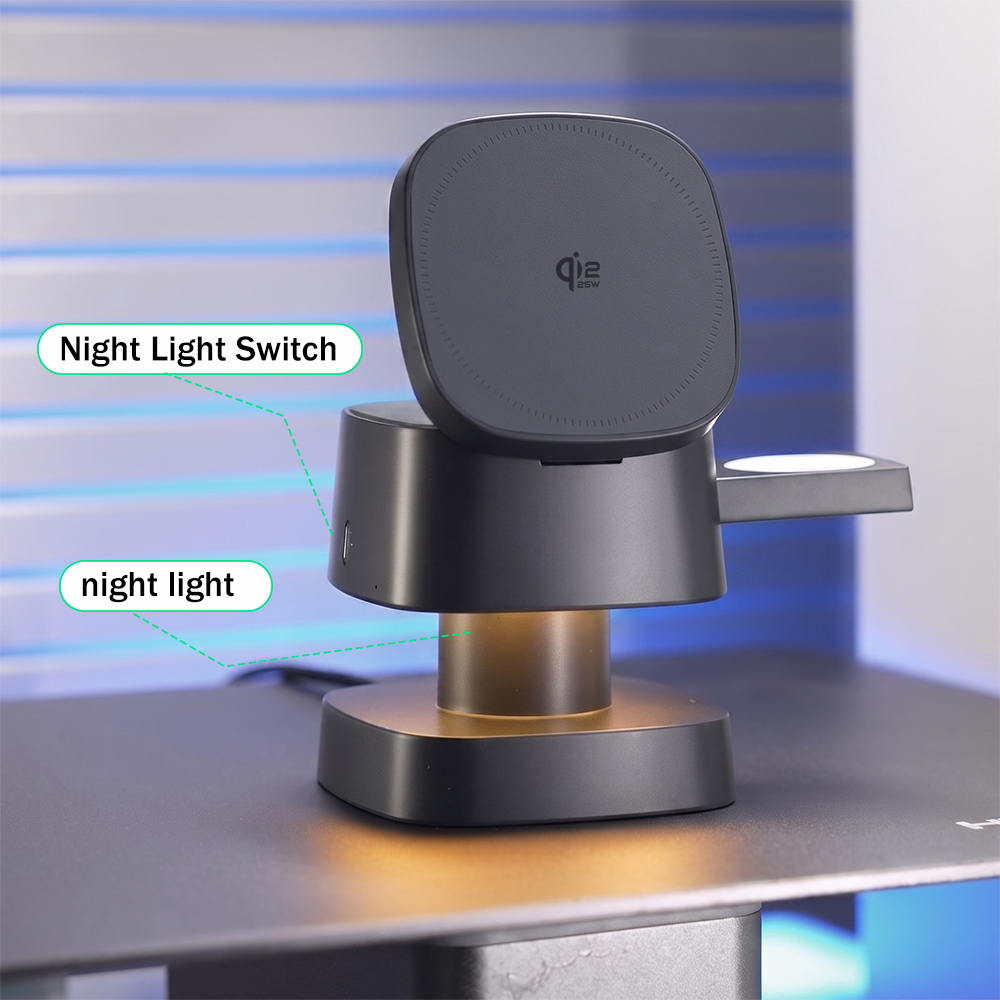 Qi2.2 25W 4 in 1 마그네틱 무선 충전 스탠 - Wireless Charger Watch 리뷰 및 가격