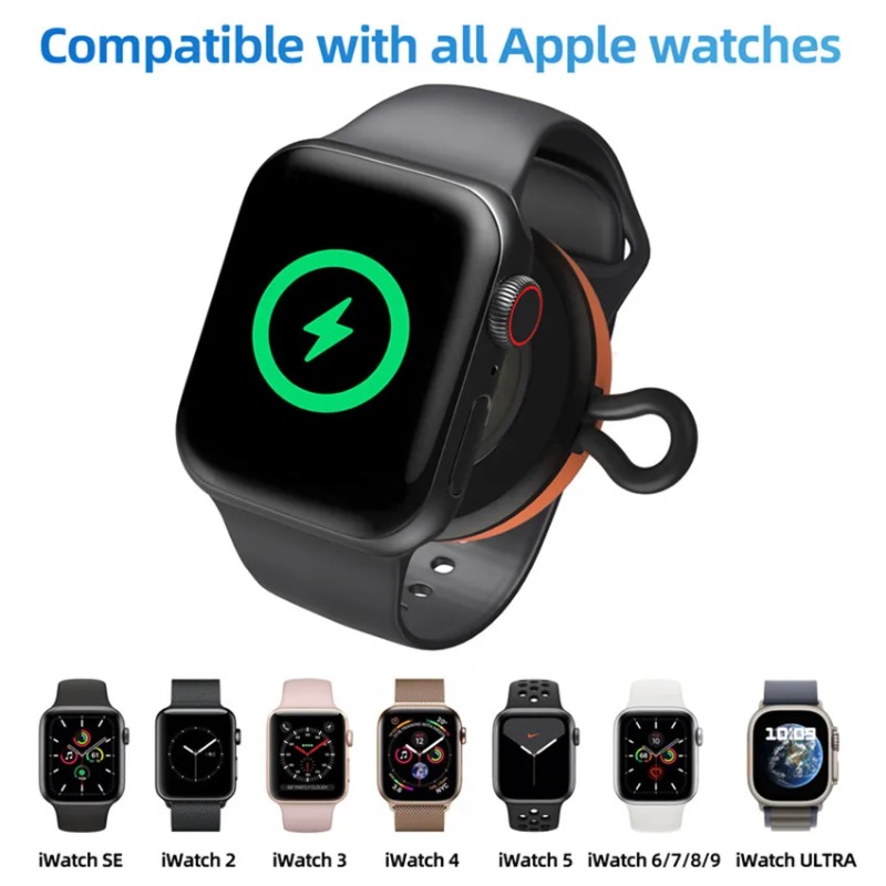 미니 타입 C 스마트 워치 무선 충전기 휴대용 키체인  - Apple Smartwatch Accessories 리뷰 및 가격