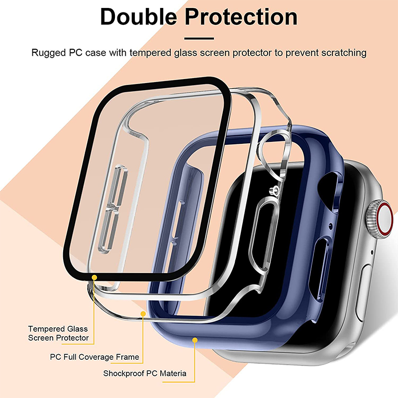 강화 유리 + 커버 Apple Watch 9 8 41m - Apple Smartwatch Accessories 리뷰 및 가격