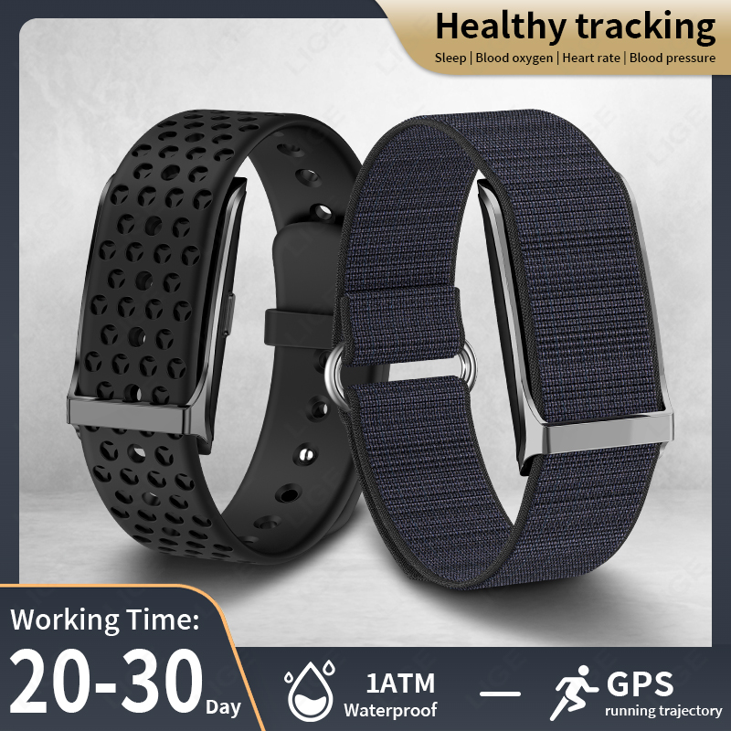LIGE 스마트 시계 심박수 혈압 모니터 걸음계기 스포 - Android Smartwatch Accessories 리뷰 및 가격