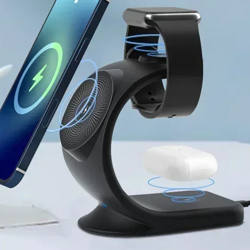마그네틱 무선 충전기 3 in 1 고속 충전 스테이션  - Wireless Charger Watch 리뷰 및 가격
