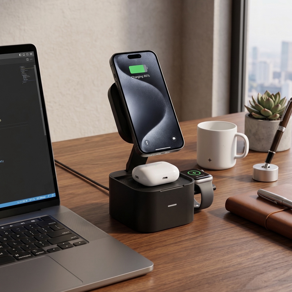 Qi2.2 3in1 마그네틱 무선 충전 스테이션 접이식 - Wireless Charger Watch 리뷰 및 가격