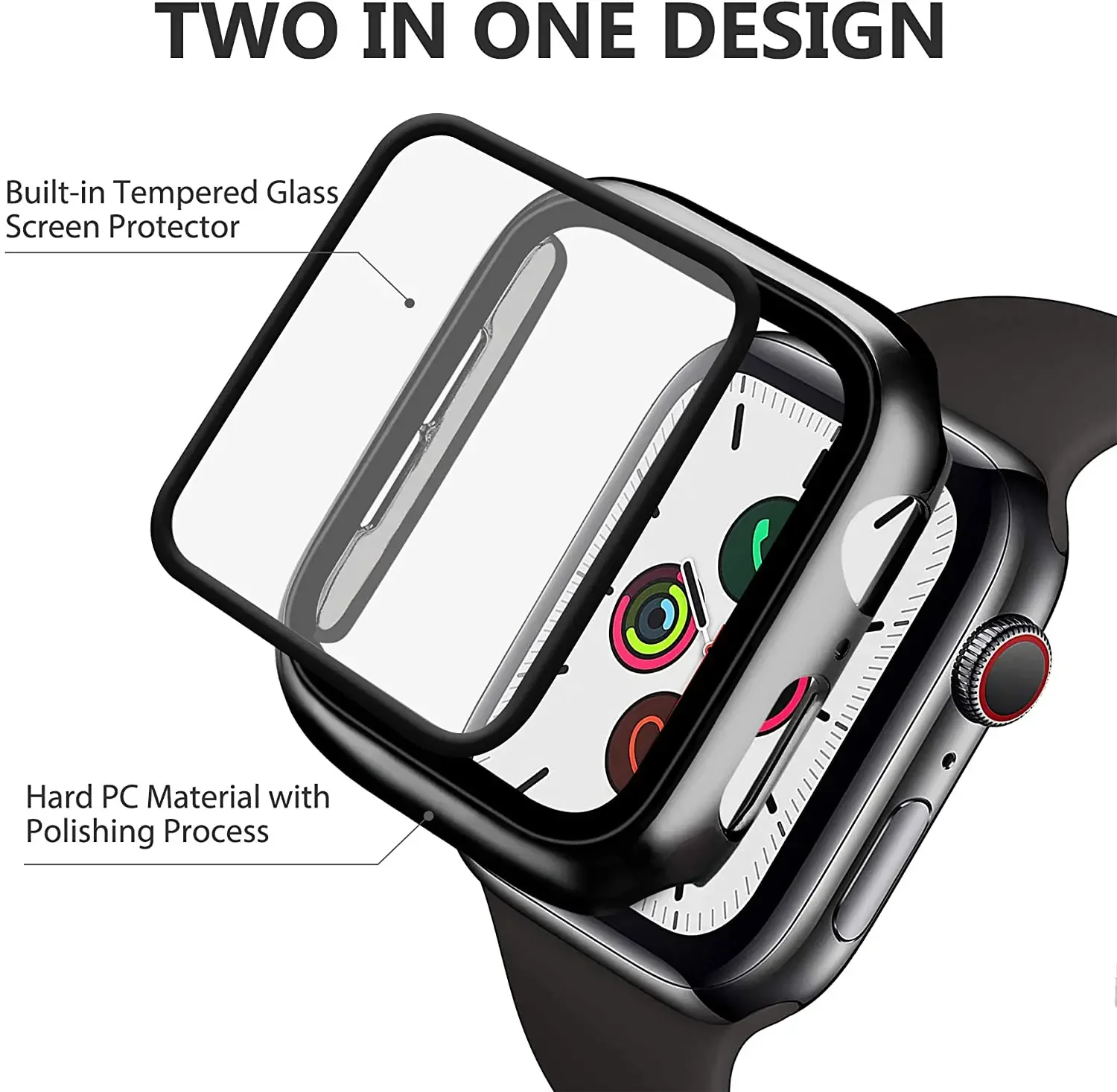 강화 유리 + 커버 Apple Watch 9 8 41m - Apple Smartwatch Accessories 리뷰 및 가격