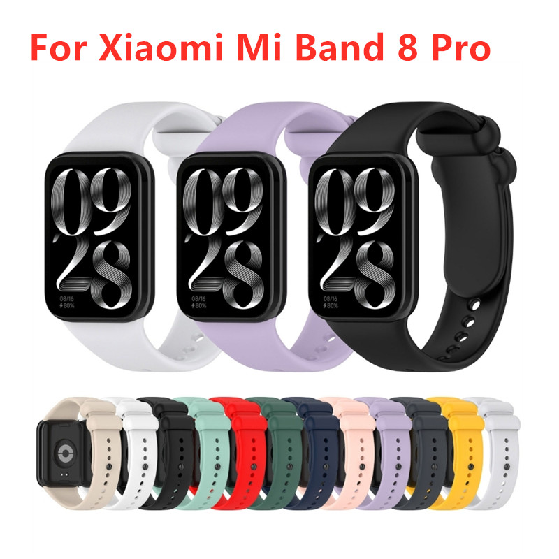 샤오미 미 밴드 8 프로용 실리콘 스트랩, 부드러운 T - Android Smartwatch Accessories 리뷰 및 가격