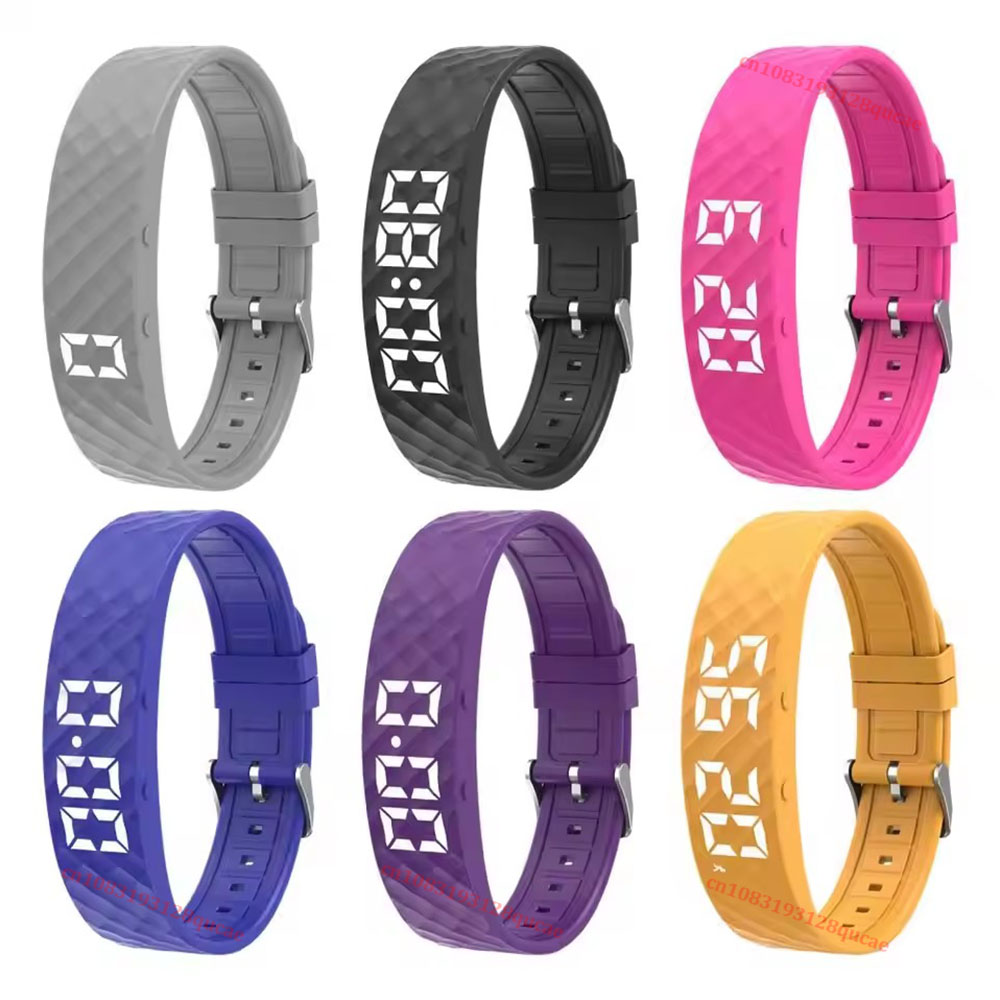 진동 알람 시계 시계 무소음 깨우기 스마트 팔찌 남녀  - Android Smartwatch Accessories 리뷰 및 가격