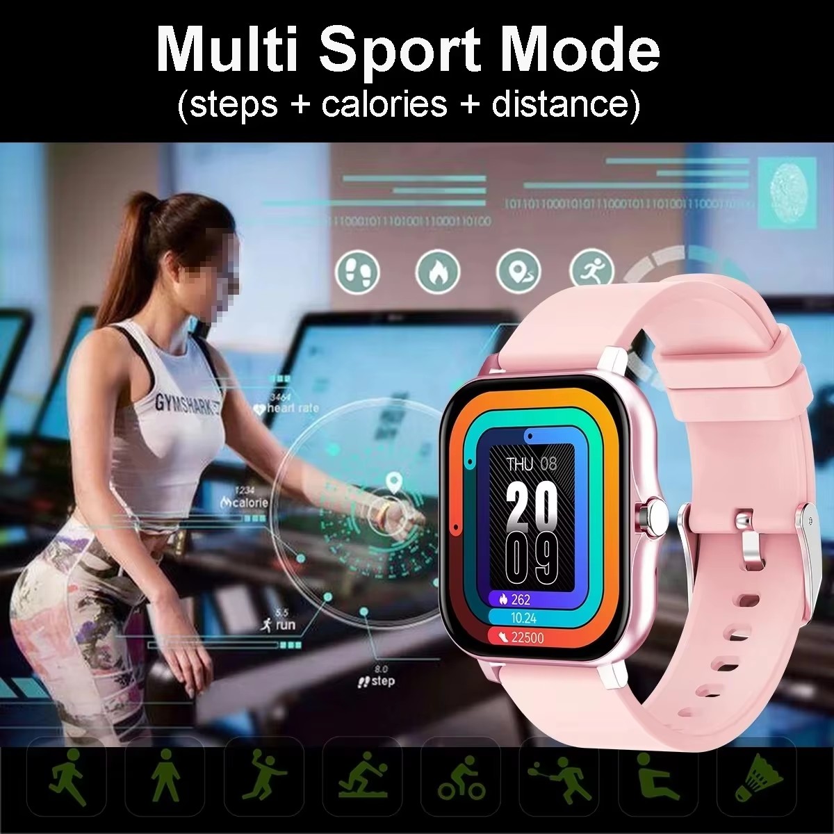 1.83인치 방수 스마트워치, 메시지 응답, 통화, 수 - Smartwatch Store 리뷰 및 가격