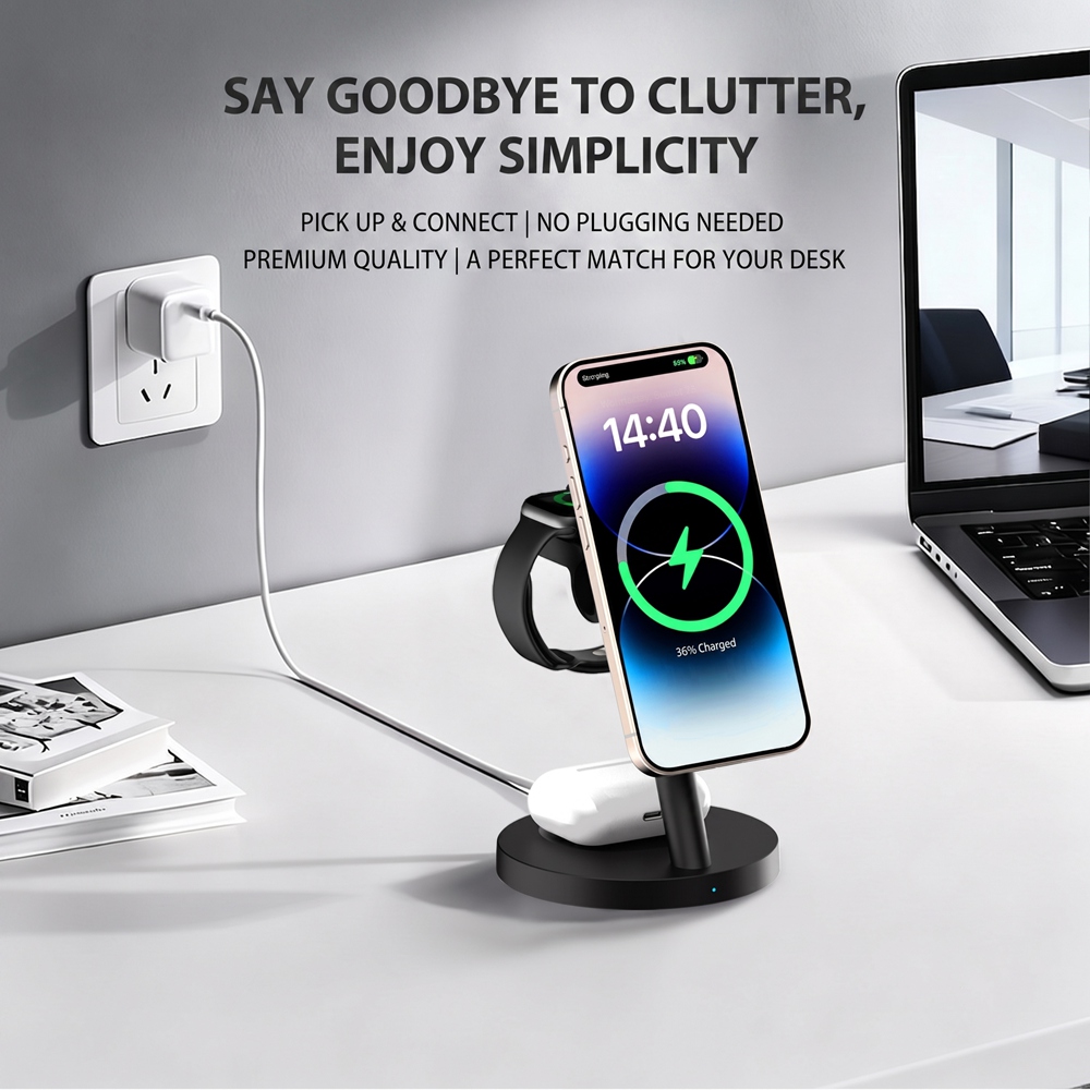 Qi2.2 25W 마그네틱 고속 무선 충전 도크(45W - Wireless Charger Watch 리뷰 및 가격