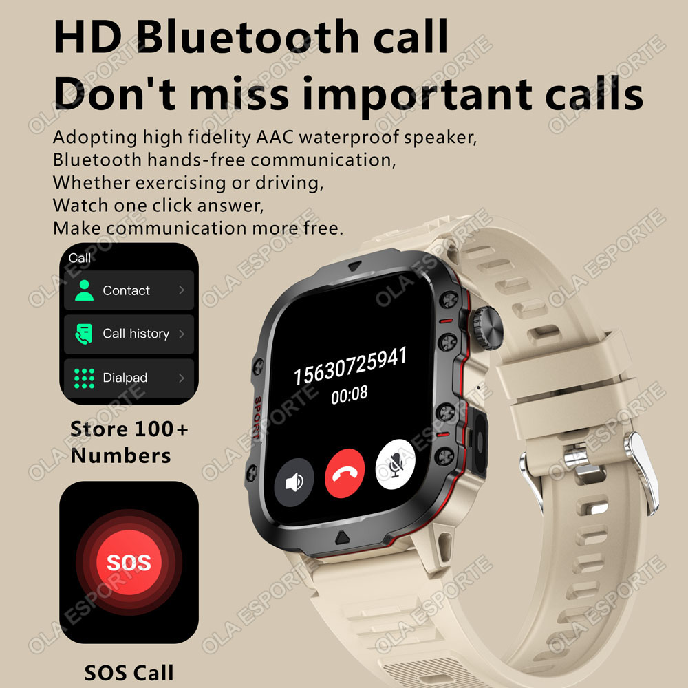 2026년 신형 군용 스마트워치 남성용 IP67 3AT - Smartwatch Store 리뷰 및 가격